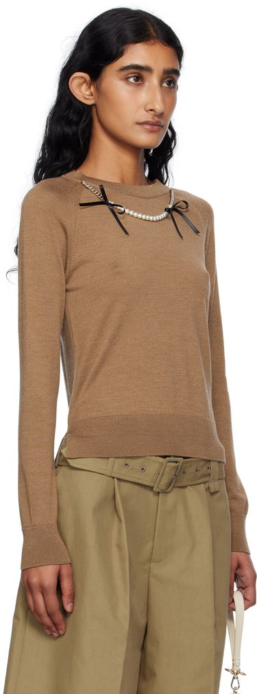 Villapaita Simone Rocha Simone Rocha Classic Wool Pullover Musta | KMK22B 0647, 4