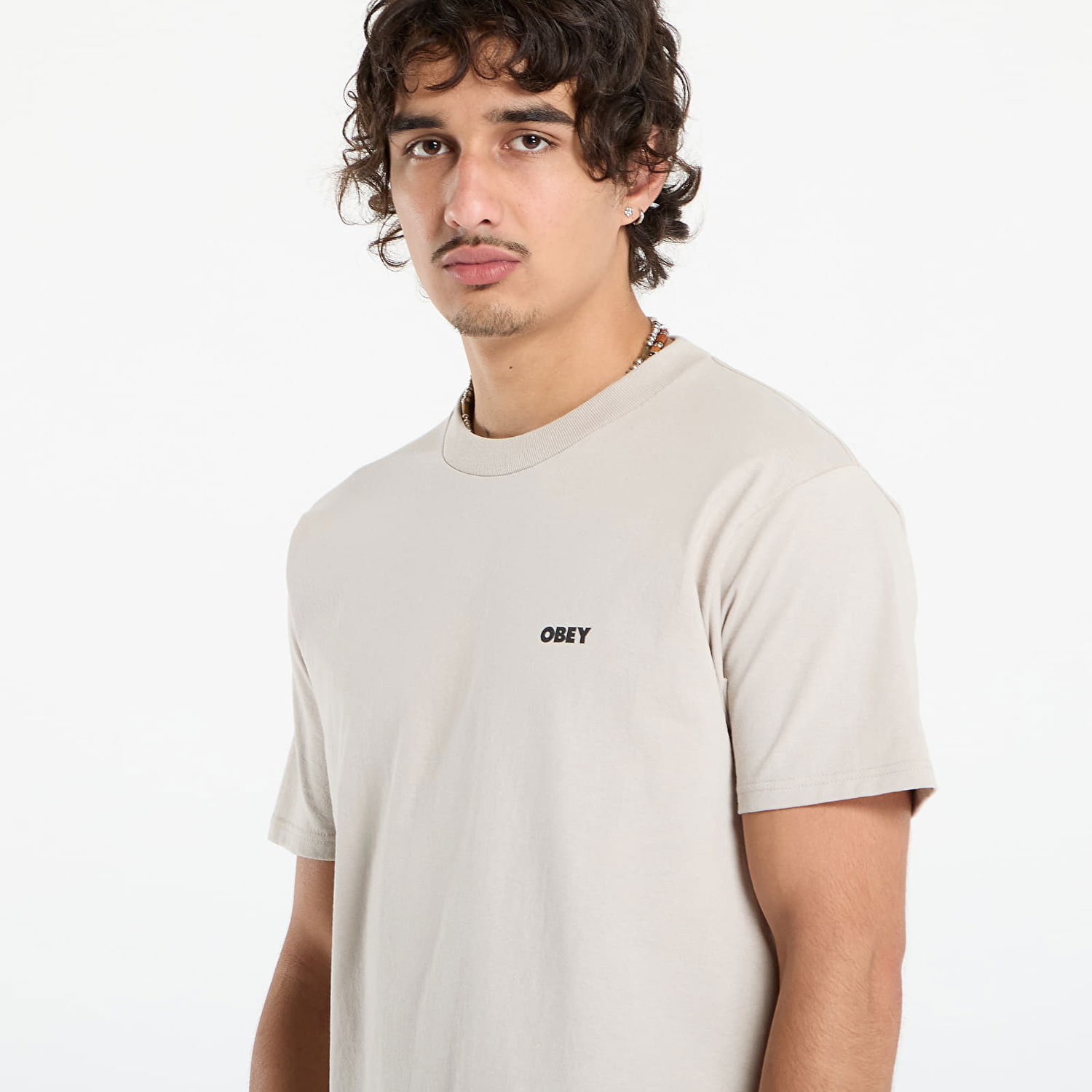 T-paita OBEY OBEY Visual Studios Tee Beige | 165264231-SIG, 1