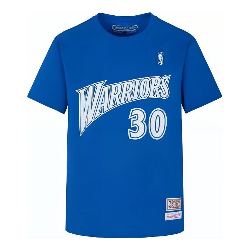 T-paita Mitchell & Ness Mitchell & Ness NBA Golden State Warriors Stephen Curry Number 30 T-Shirt Sininen | MNJYSST230133-ROYAL