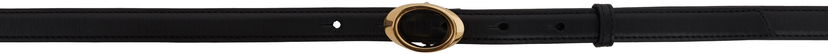 Vyöt LANVIN Lanvin Petale Leather Belt Musta | AW-BEBCB1-VEPE-P25