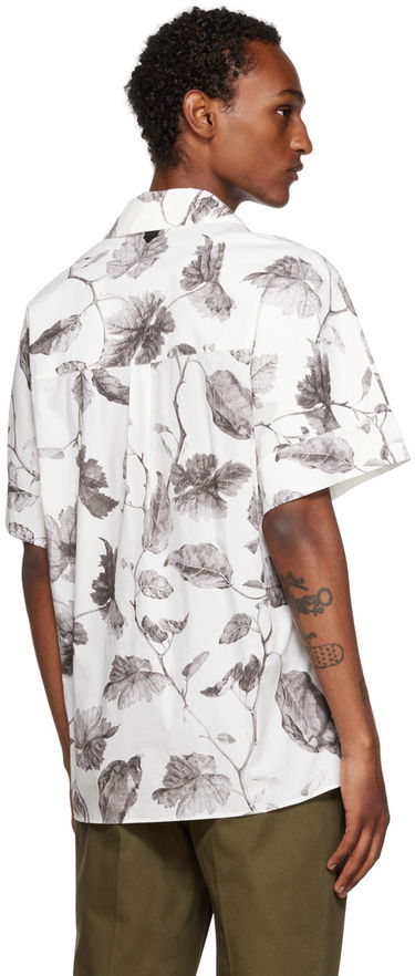 Paita Erdem Erdem Philip Leaf-Print Shirt Valkoinen | MF22_503MLLWP PHILIP, 2