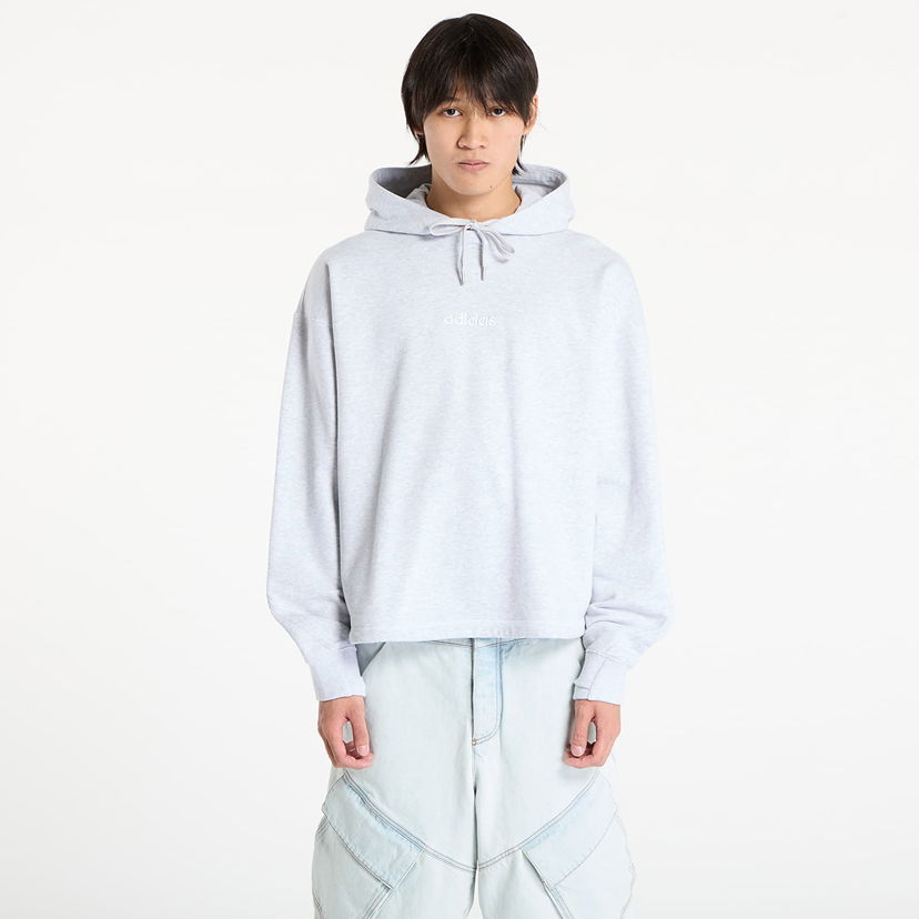 Huppari adidas Originals Santa Monica Cropped Hoodie Harmaa | JX6132