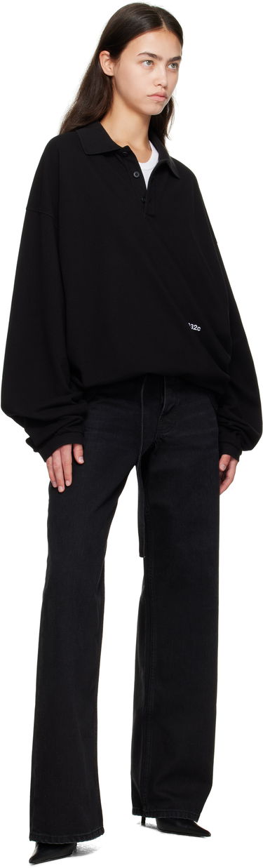 Poolopaita 032C Speed Devil Long Sleeve Polo Musta | F25-URC-0479-050-W, 3