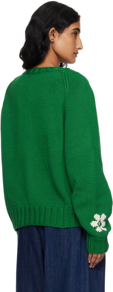 Villapaita YMC YMC Atomic Knit Cardigan Vihreä | Q8YMD, 2