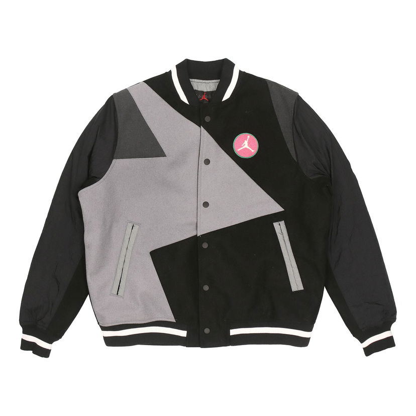 Bomber-takki Jordan Air Jordan Sport DNA Splicing Baseball Jacket Harmaa | CK9351-011
