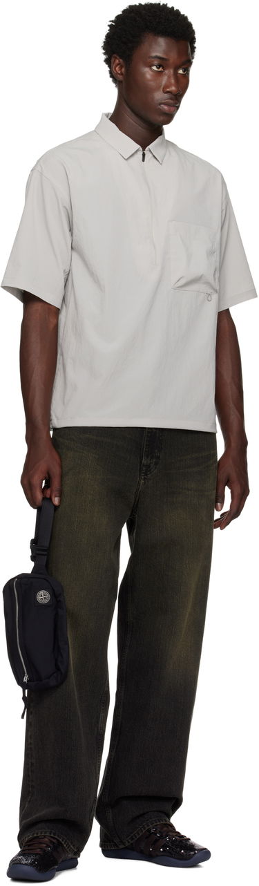 Vyötärölaukku Stone Island Stone Island Coated Nylon Belt Bag Musta | K2S15 9200016 S0251, 3