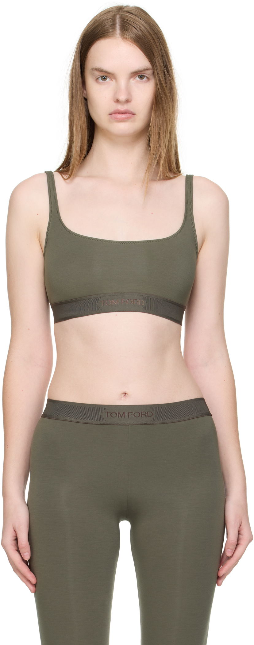 Rintaliivit Tom Ford Tom Ford Signature Bralette Vihreä | BRJ016-JEX166