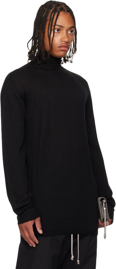Villapaita Rick Owens Rick Owens Concordians Oversized Turtleneck Sweater Musta | RU02E1626 WS, 1