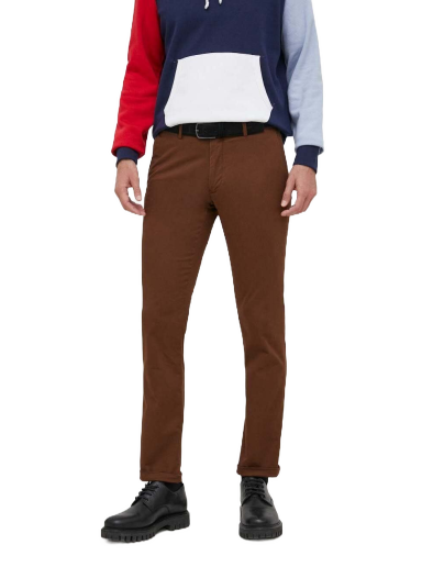 Housut Polo by Ralph Lauren Slim Fit Trousers Ruskea | 710644988