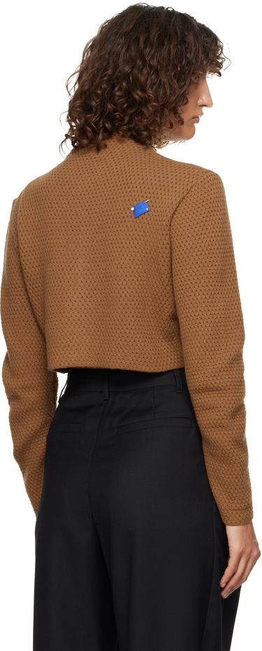 Villapaita ADER ERROR Cropped Buttoned Cardigan Ruskea | BN01FWKT0701BR, 2