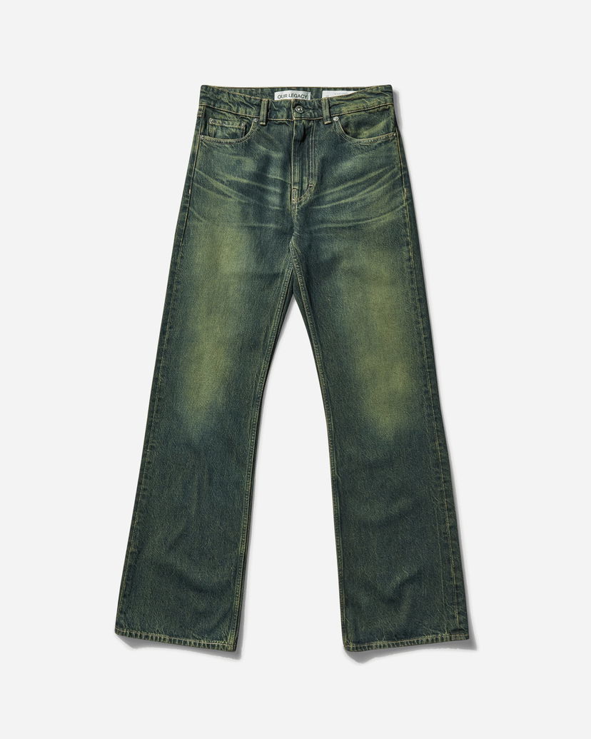 Jeans OUR LEGACY Boot Cut Jeans Malibu Vihreä | W225BMS 001