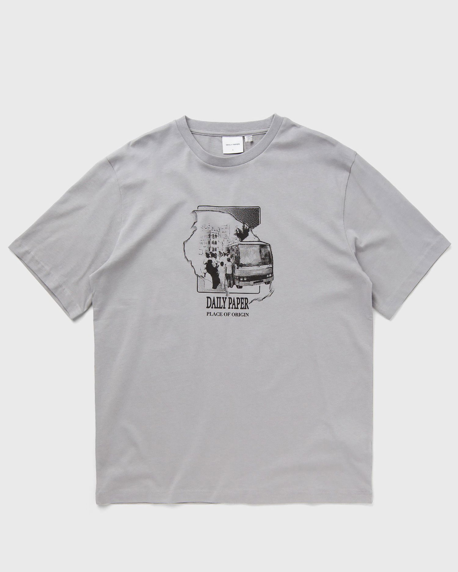 T-paita DAILY PAPER Place of Origin Tee Harmaa | 2413010, 0