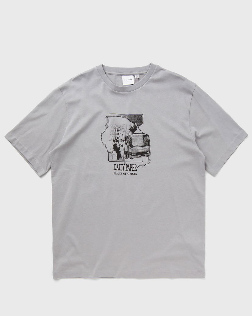 T-paita DAILY PAPER Place of Origin Tee Harmaa | 2413010