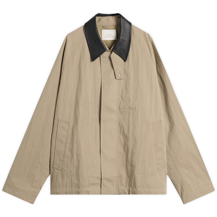 Takki Studio Nicholson Studio Nicholson Zip Through Jacket, Size Large Beige | DANISNM-1438-PRC