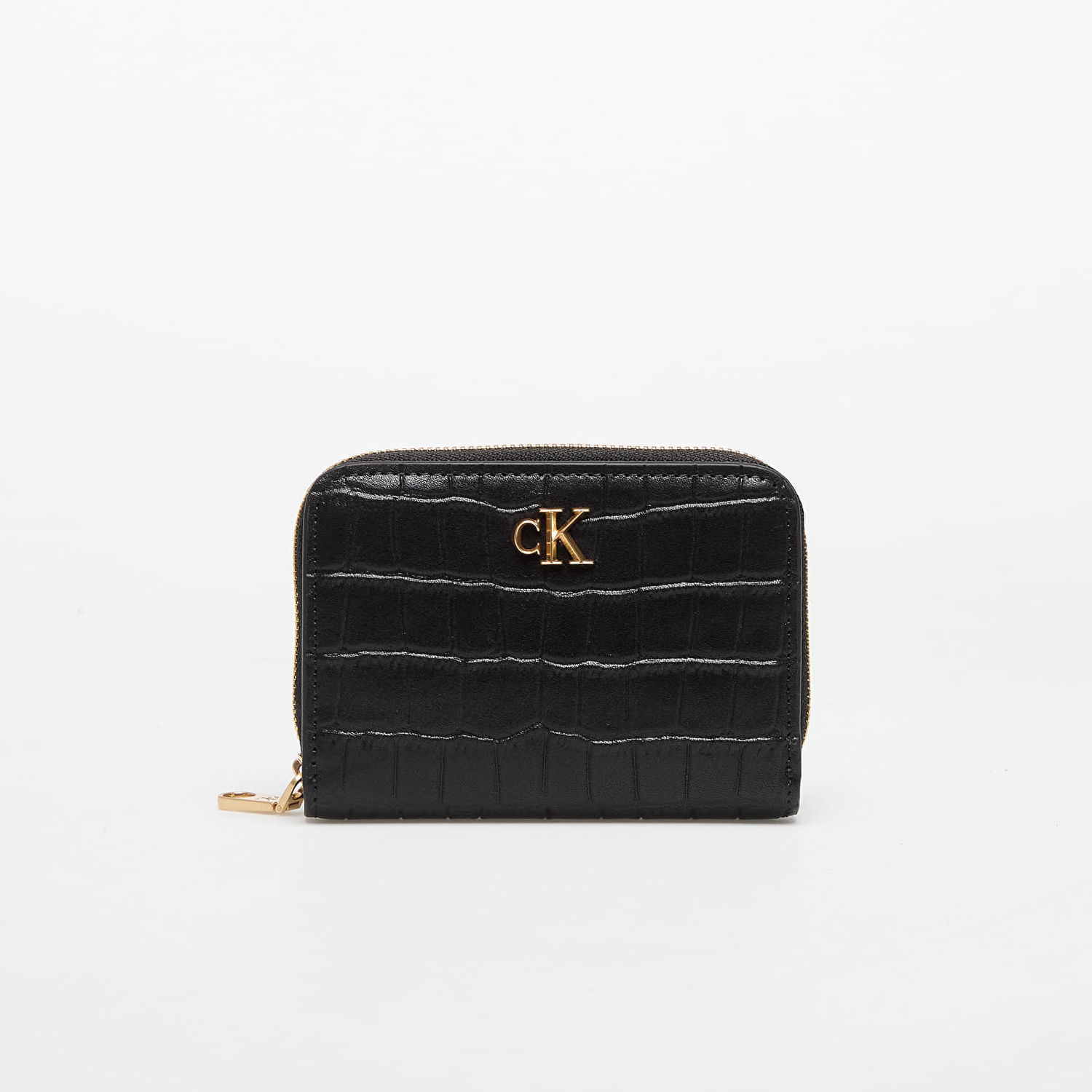 Lompakko CALVIN KLEIN Calvin Klein Croc Medium Flap Wallet Musta | LV04F1095G UB1, 0