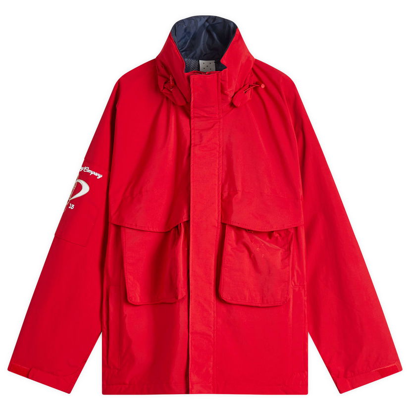 Parka Pop Trading Company Men's Nautical Jacket by Pop Trading Company Punainen | POPSS25-05-007