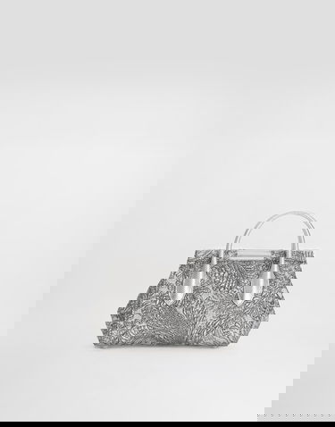 Käsilaukku Dolce & Gabbana Marlene Day Mini Handbag with Embroidery and Crystals Metallinen | BB7744AR8458D708, 3