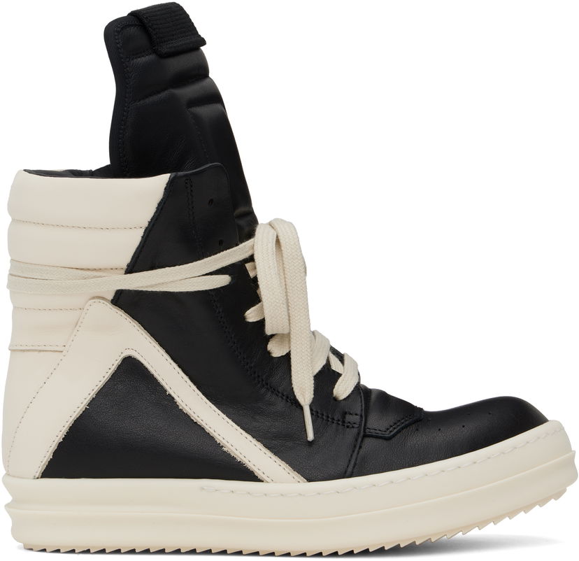 Tennarit ja kengät Rick Owens Rick Owens Hollywood Geobasket Musta | RP01E7894 LCO