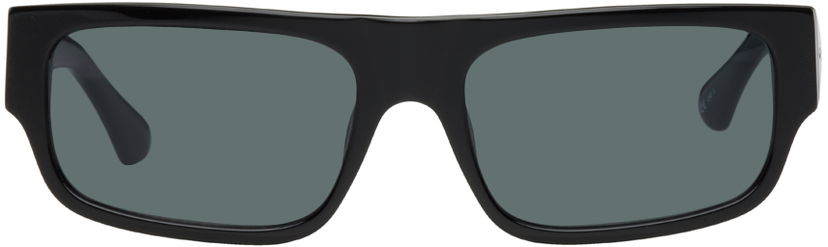 Aurinkolasit Dries Van Noten Rectangular Sunglasses Musta | DVN189C1SUN