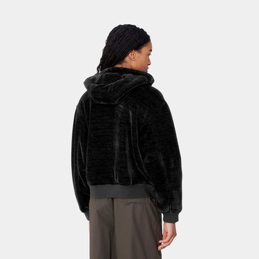 Huppari Carhartt WIP Active Fleece Zip-Up Hoodie Musta | I033905_8, 1