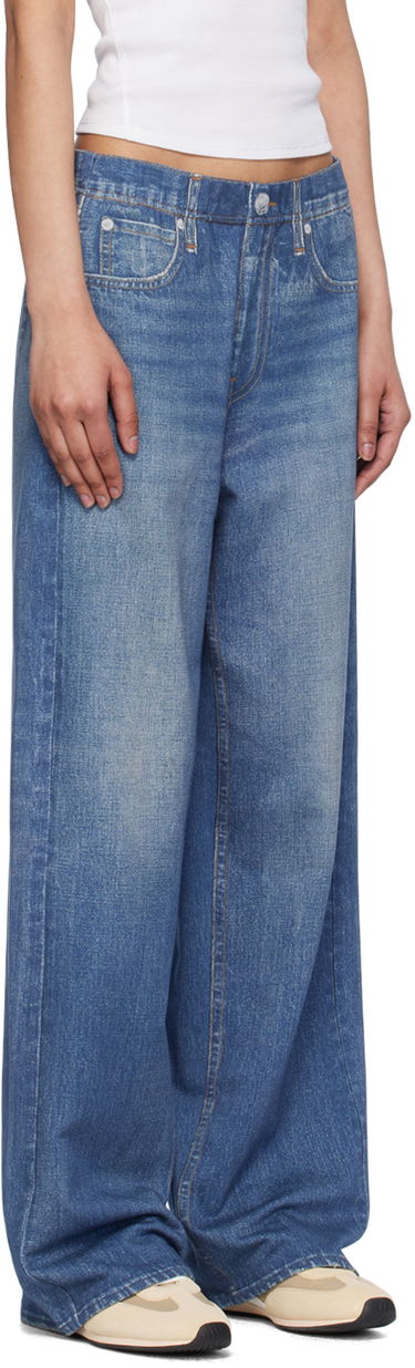 Jeans rag & bone rag & bone Miramar Wide-Leg Lounge Pants Sininen | WCW23F70018201, 4