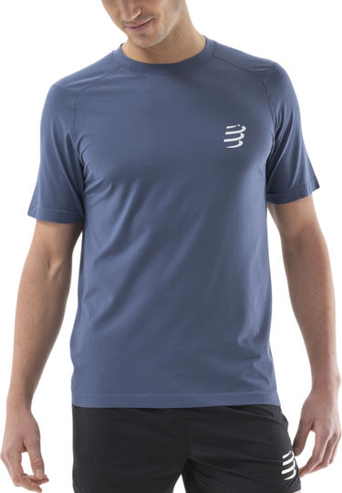 T-paita Compressport Compressport Performance Short Sleeve T-Shirt Sininen | atsm4925123, 0