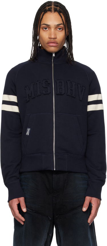 Huppari MISBHV MISBHV Zuma Zip-Up Sweater Tummansininen | 250M150, 0