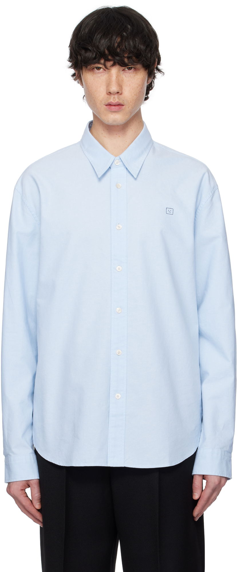 Paita Acne Studios Acne Studios Button-Up Shirt Sininen | CB0096-