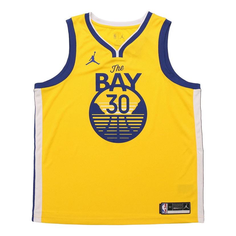 Jersey Jordan Jordan NBA Stephen Curry Warriors Statement Edition 2020 Swingman Jersey Keltainen | CV9477-729