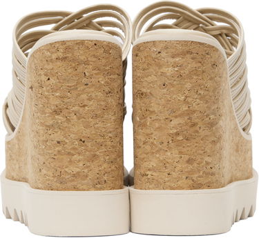 Asusteet Stella McCartney Stella McCartney Sneak-Elyse Woven Platform Wedge Sandals Beige | 810545APADB0, 1