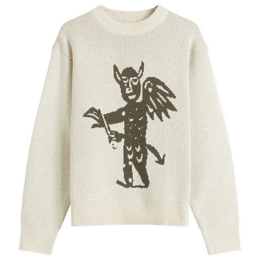 Villapaita Heresy Heresy Rogue Knit Sweater Beige | HSS25-KW04E