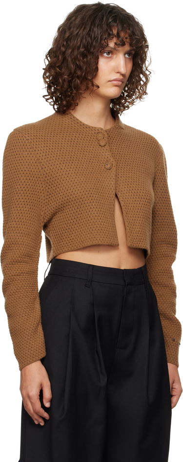 Villapaita ADER ERROR Cropped Buttoned Cardigan Ruskea | BN01FWKT0701BR, 1