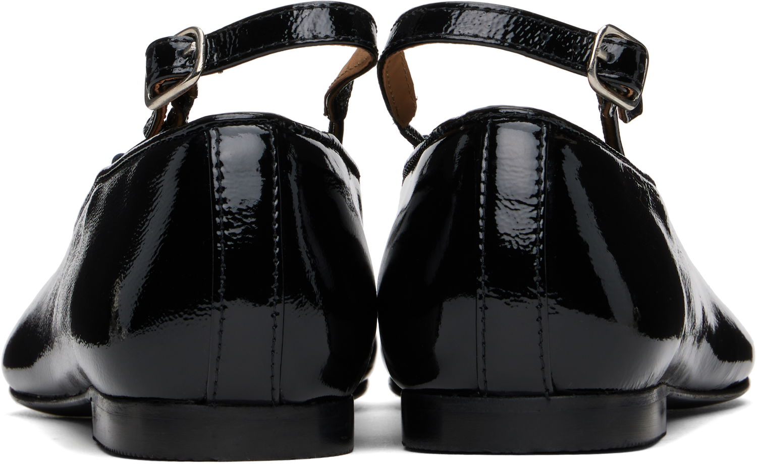 Tennarit ja kengät A.P.C. Lace-Up Ballerina Flats Musta | PXCAI-F53309, 1