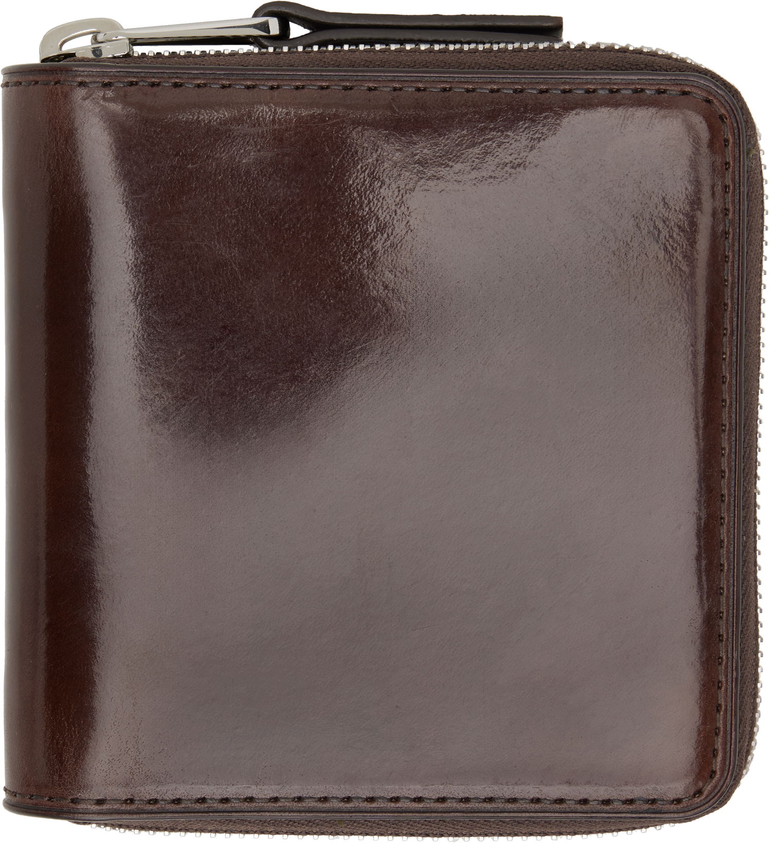 Lompakko LEMAIRE Lemaire Patina Zip Compact Bi-Fold Wallet Ruskea | SL0039 LL0132, 0