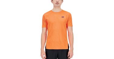 T-paita New Balance Q Speed Tee Oranssi | mt23281-ndf, 1