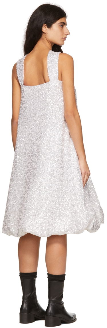 Mekko We11done We11done Sequin Bubble Dress Metallinen | WD-OP1-22-182-W-WH, 2