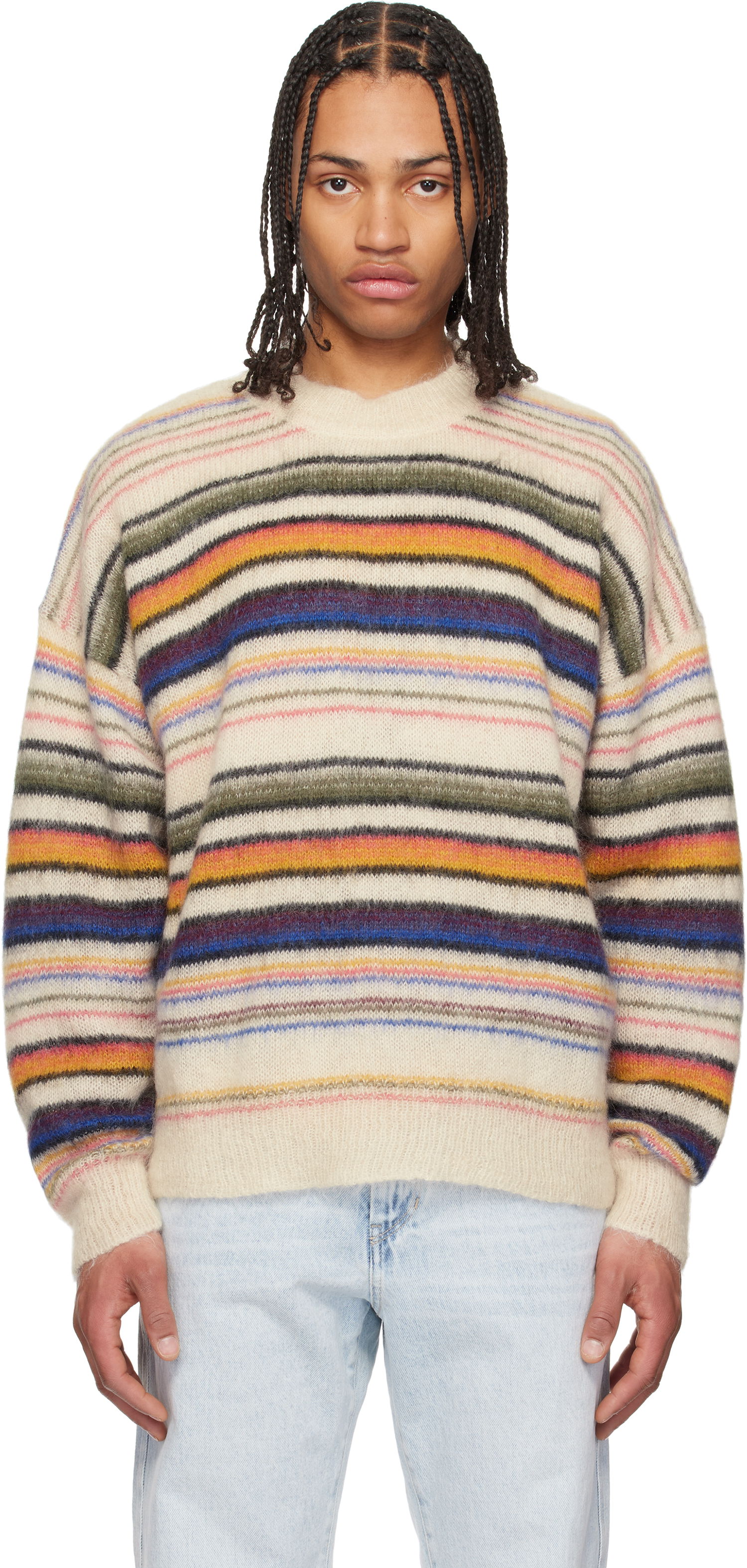 Villapaita ISABEL MARANT Isabel Marant Drusselh Striped Knit Sweater Monivärinen | 25PPU0062HA-C1L09H, 0