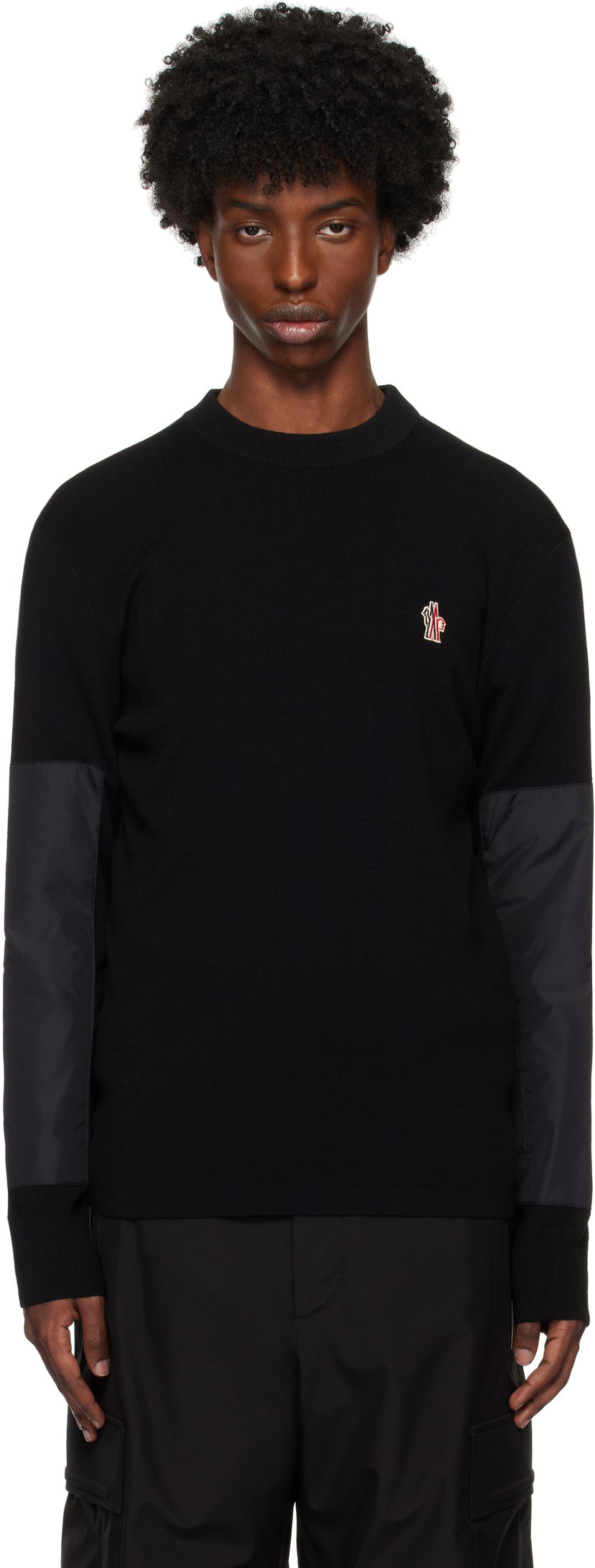 Villapaita Moncler Sweater Crewneck Musta | J20979C00006M1122