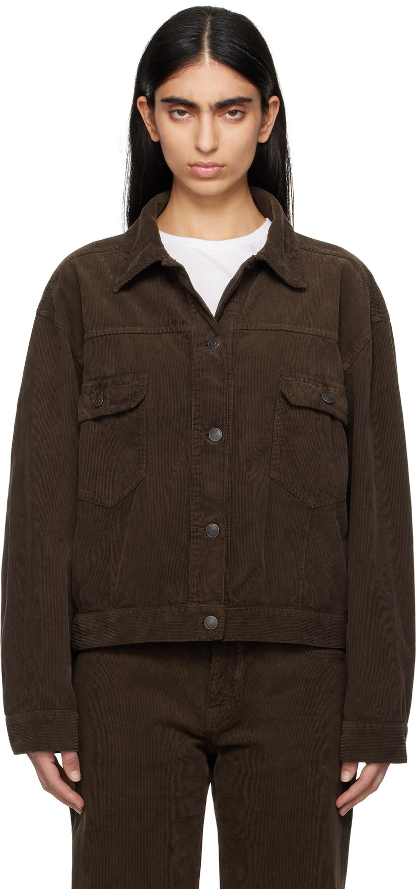 Takki The Row The Row Ness Corduroy Jacket Ruskea | 7552-W3724