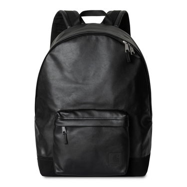 Reppu Carhartt WIP Faux Leather Backpack Musta | I034341_1, 0