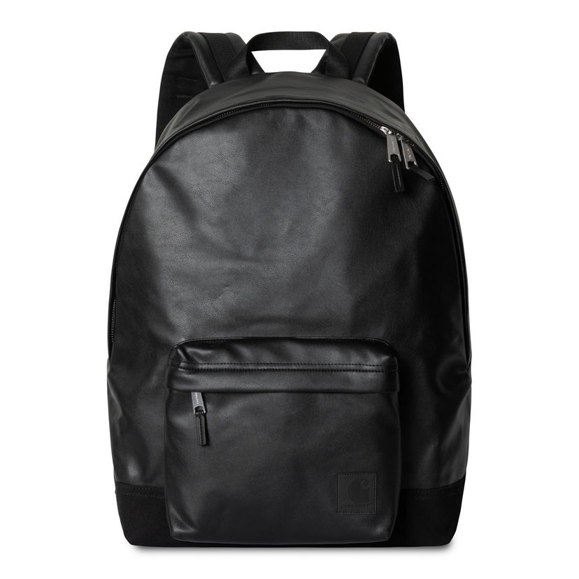 Reppu Carhartt WIP Faux Leather Backpack Musta | I034341_1