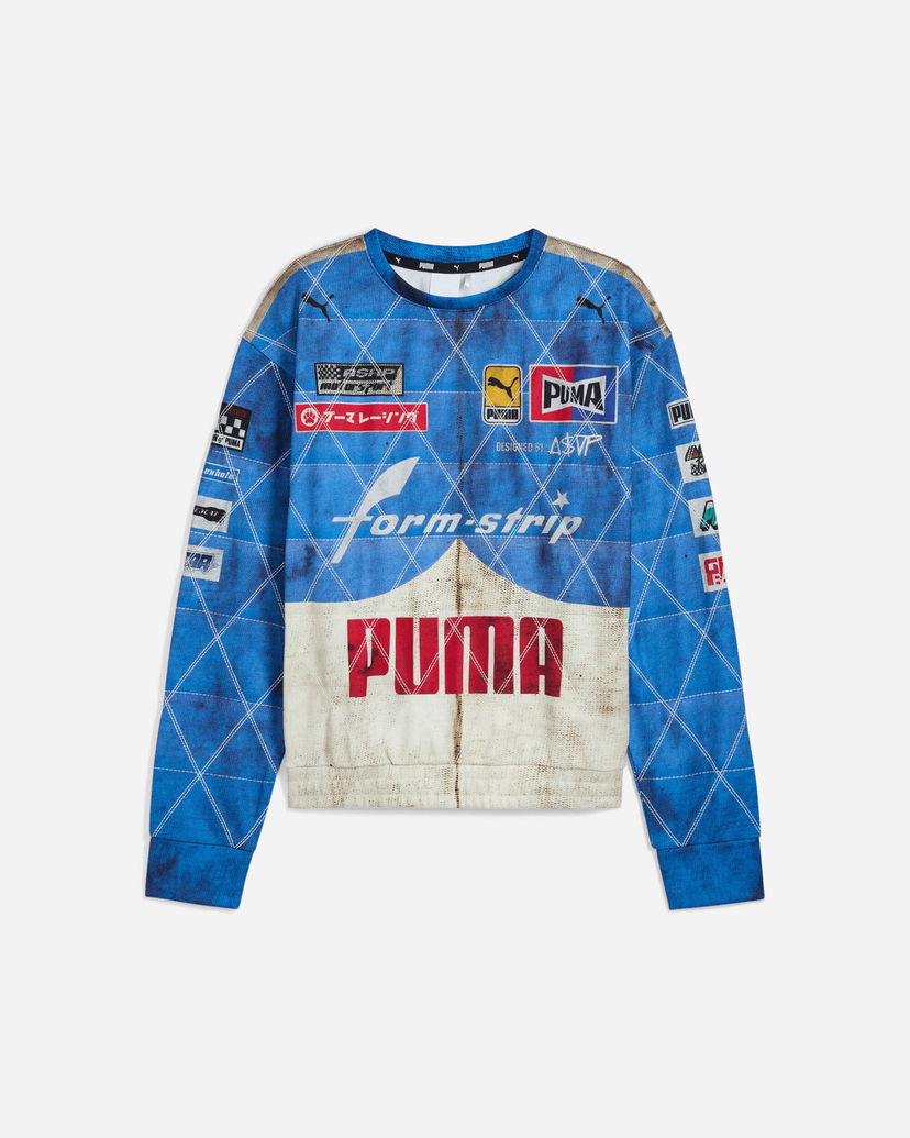 Huppari Puma A$AP Rocky Quilted Sweatshirt Sininen | 631125-01
