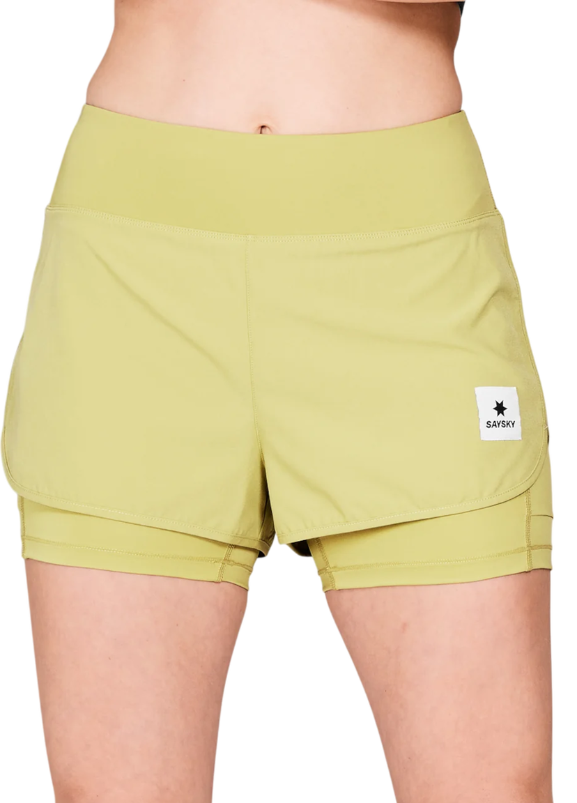 Shortsit Saysky Saysky 2 in 1 Pace 3" Shorts Vihreä | nwrsh23c312
