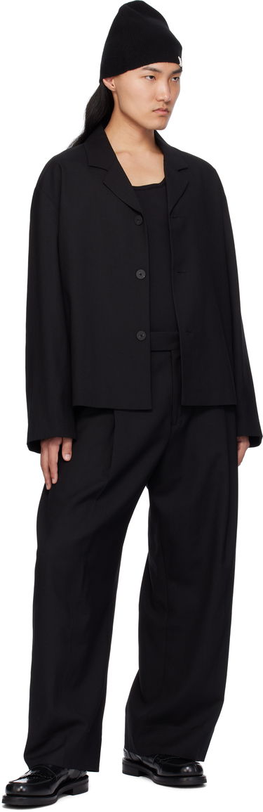 Housut Studio Nicholson Studio Nicholson Pull Wool Trousers Musta | PULL SNM - 1278, 3