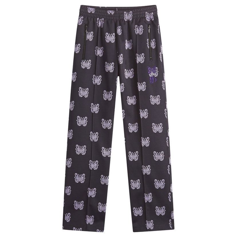 Verryttelyhousut Needles Needles x Kae Tanaka Butterfly Track Pants, Size Large Musta | QV425-B