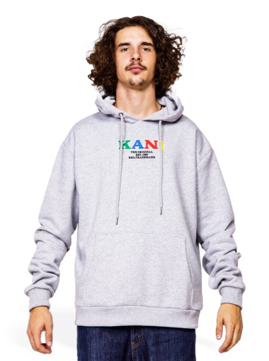 Huppari Karl Kani Retro Hoodie Harmaa | 6093652