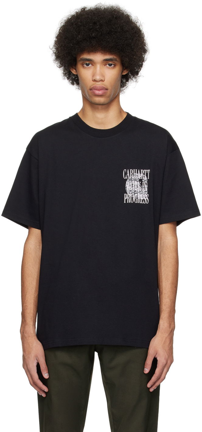 T-paita Carhartt WIP Black 'Always a WIP' Graphic T-Shirt Musta | I033174