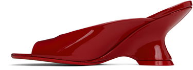 Asusteet Dries Van Noten Dries Van Noten Open-Toe Leather Mules Punainen | WS251-1561-189, 2