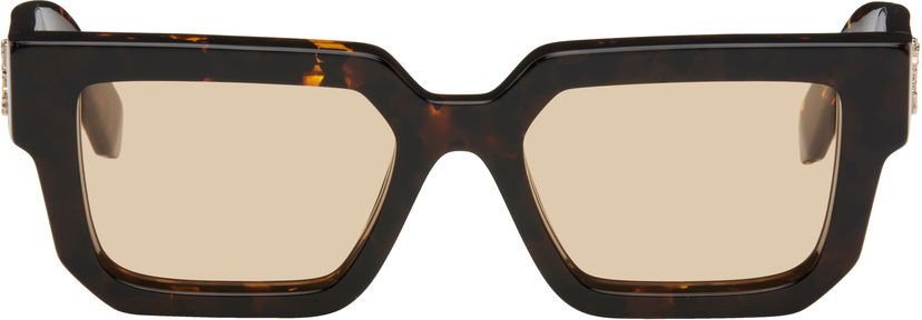 Aurinkolasit Off-White Off-White Silverstone Square Sunglasses Ruskea | OERI146S25PLA0016062