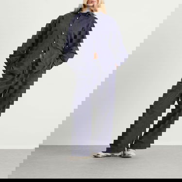 Paita Baserange Claude Flannel Shirt, Size X-Small Violetti | TSCL-FLP-WI25, 4